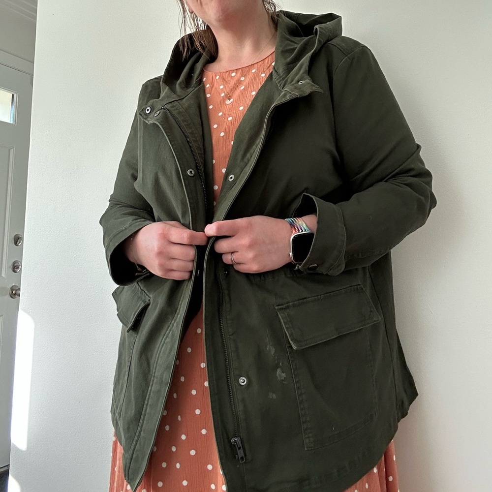 Market & Spruce Olive Green Jacket
